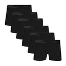 Kit 6 Cuecas Boxer Lupo Microfibra Poliamida Sem Costura Adulto Masculino