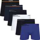 Kit 6 Cuecas Boxer Lupo Microfibra Poliamida Sem Costura Adulto Masculino