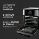 Fritadeira Air Fryer Forno Oven 12L, Mondial, Preto/Inox, 2000W, 110V - AFO-12L-BI