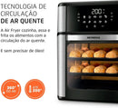 Fritadeira Air Fryer Forno Oven 12L, Mondial, Preto/Inox, 2000W, 110V - AFO-12L-BI