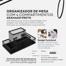 ISKILO Porta Lapís Organizador Caneta Clips Lembrete Aramado Escritorio Treco Material Objeto