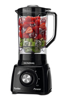 Liquidificador Mondial, Turbo Power 550W, 220V, Preto, 2,2 L - L-99 FB