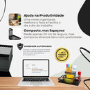 ISKILO Porta Lapís Organizador Caneta Clips Lembrete Aramado Escritorio Treco Material Objeto