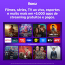 Roku Express | Dispositivo de streaming para TV HD/Full HD compatível com Alexa, Siri e Google. Inclui Cabo HDMI Premium