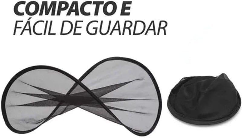 Protetor Solar Para Carro Com Ventosas, Buba, Preto