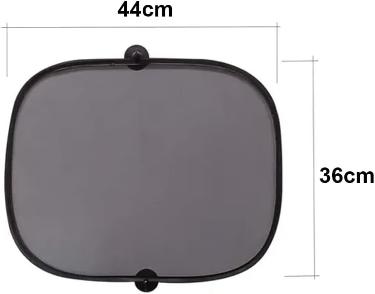 Protetor Solar Para Carro Com Ventosas, Buba, Preto
