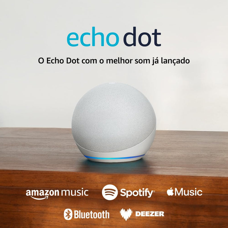 Echo Dot (Geração mais recente) | O Echo Dot com o melhor som já lançado | Cor Preta