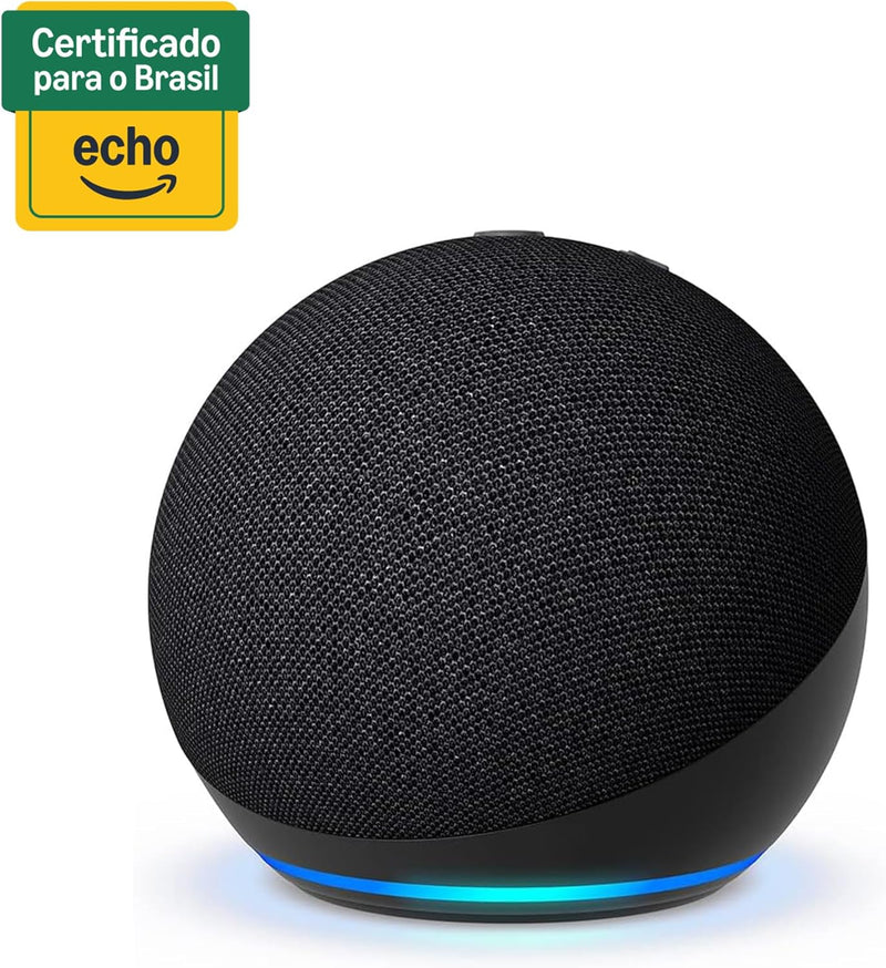Echo Dot (Geração mais recente) | O Echo Dot com o melhor som já lançado | Cor Preta